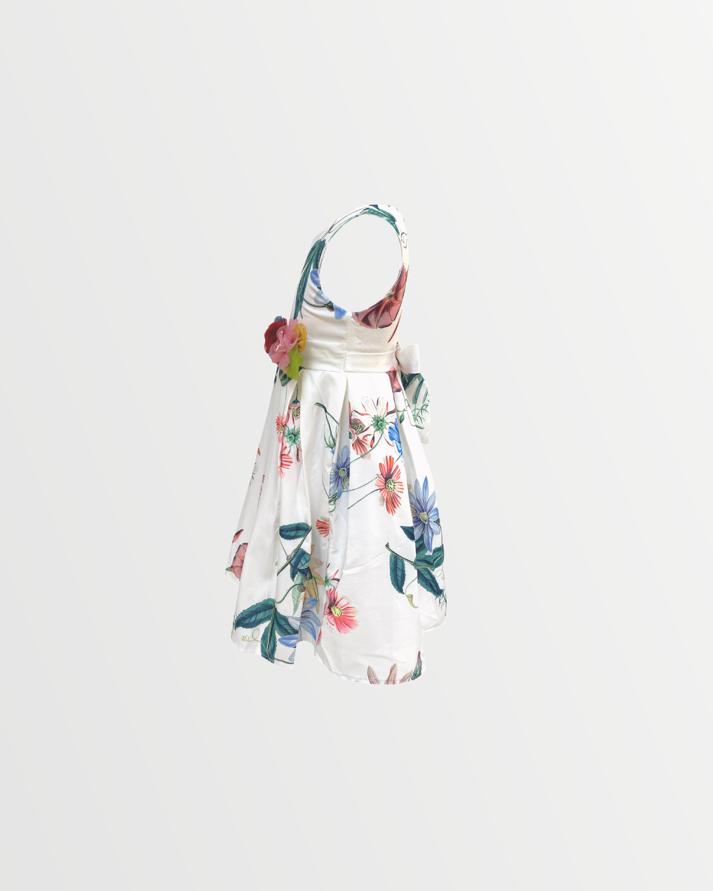 Sleeveless White Cozy Dress