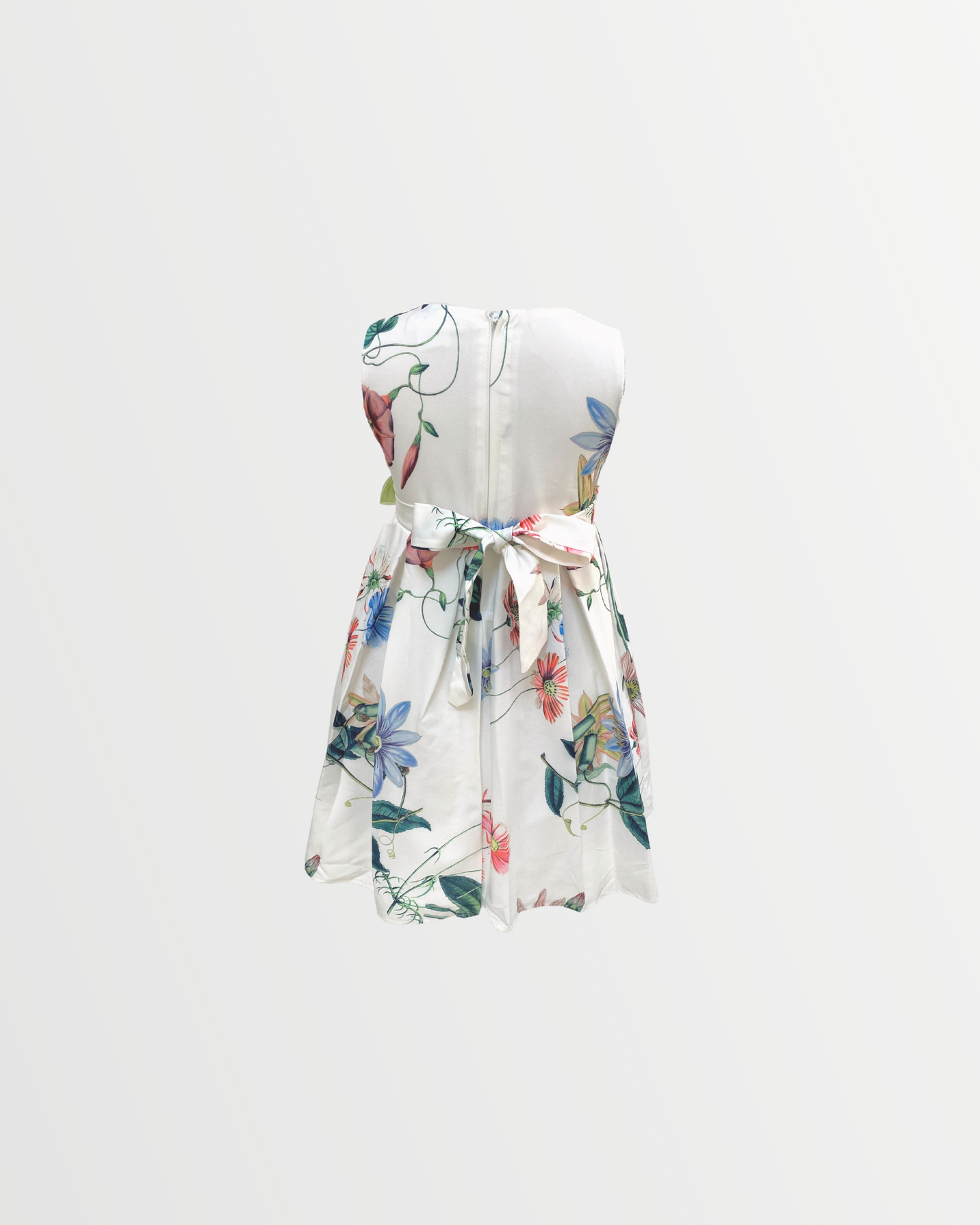 Sleeveless White Cozy Dress