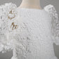 Cotton Lace Dress with Hair Accessory