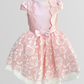 Rose Decorated With Small Ribbon And Headband Dress