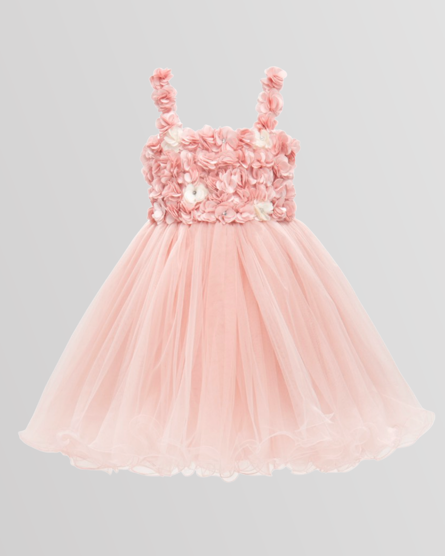 Sleeveless Full Flowered Top Dress