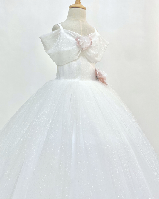 Full-Length With Petticoat Tulle Lace Dress