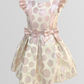Dotted Satin With Large Ribbon And Headband Dress
