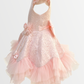 Puffy With Large Ribbon And Headband Dress