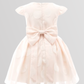 Dotted Cotton With Tulle Lace Waist Dress