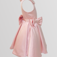 Pearl Decorated With Ribbon Dress