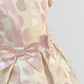 Dotted Satin With Large Ribbon And Headband Dress