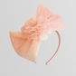 Puffy Tulle Lace With Two Ribbons On Shoulders And Headband Dress