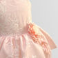 Half Shoulder With Large Ribbon And Headband Dress