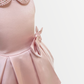 Pearl Decorated With Ribbon Dress