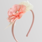 Rose Decorated With Small Ribbon And Headband Dress